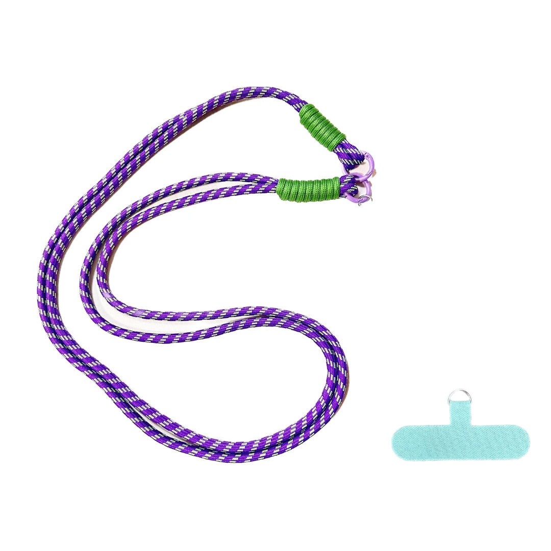 Crossbody Rope Phone Strap.Colorful Phone Lanyard.Handmade bridesmaid gift.Hand-free universal fit Durable Climbing Rope Design.Gift for her