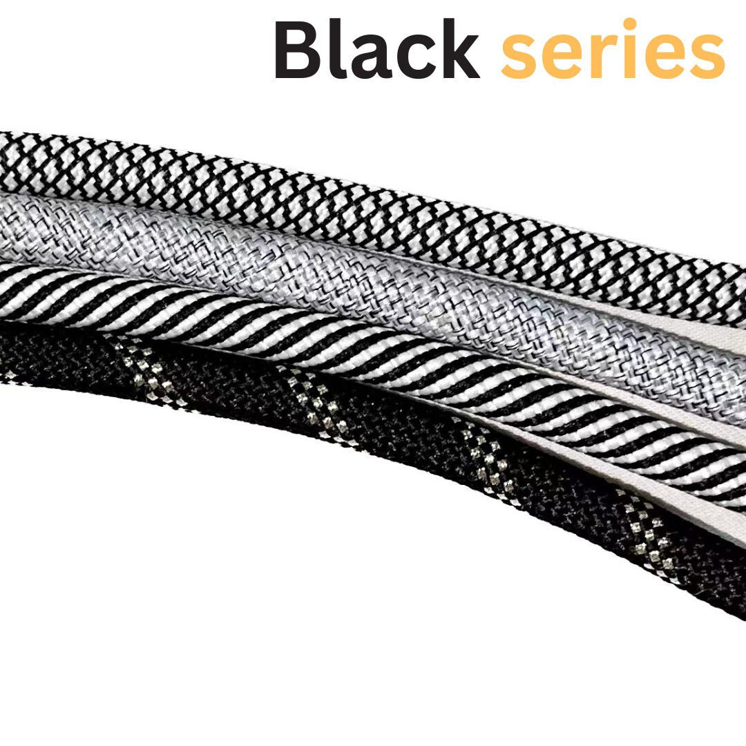 Universal Cross-Body Phone Lanyard Phone Strap Black Series: Adjustable, Secure, and Stylish with Patch - Perfect Fit for All Phone Models