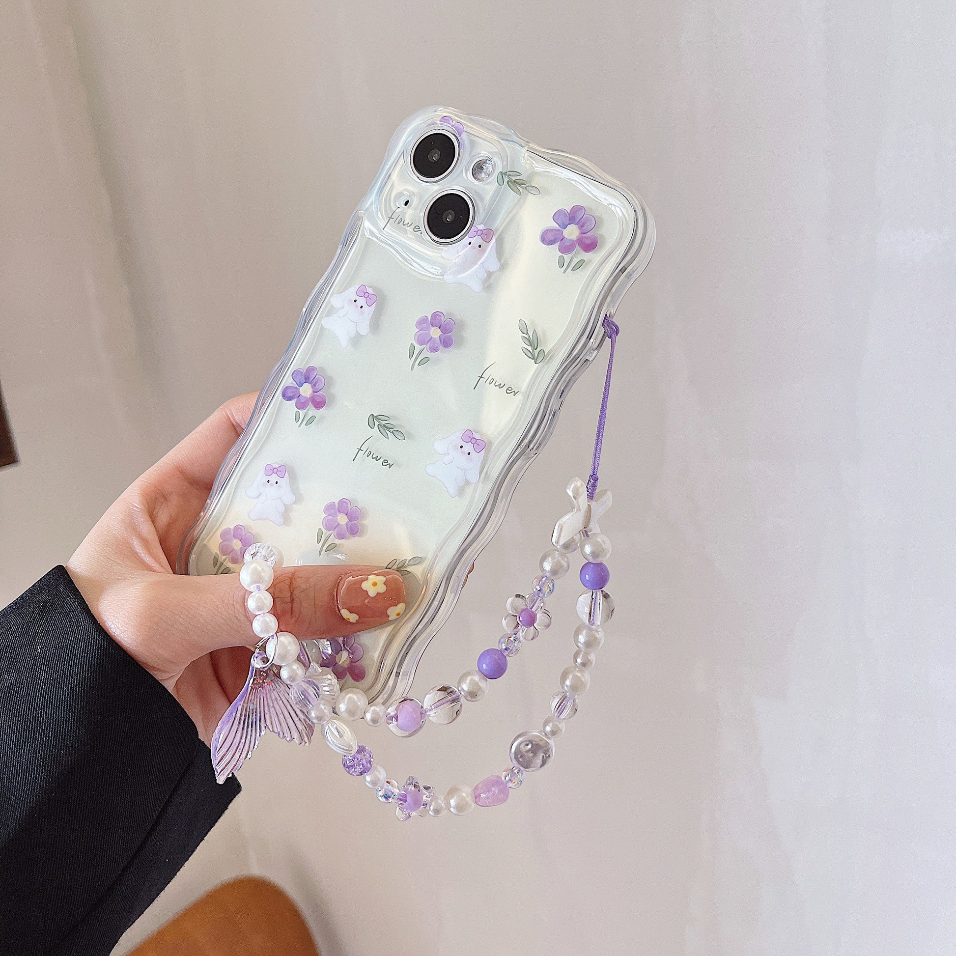 Discover the ocean-inspired Mermaid Beaded Pearl Phone Charm in 4 vibrant colors – a secure, stylish, and versatile Y2K accessory perfect for tech lovers and beach enthusiasts alike!