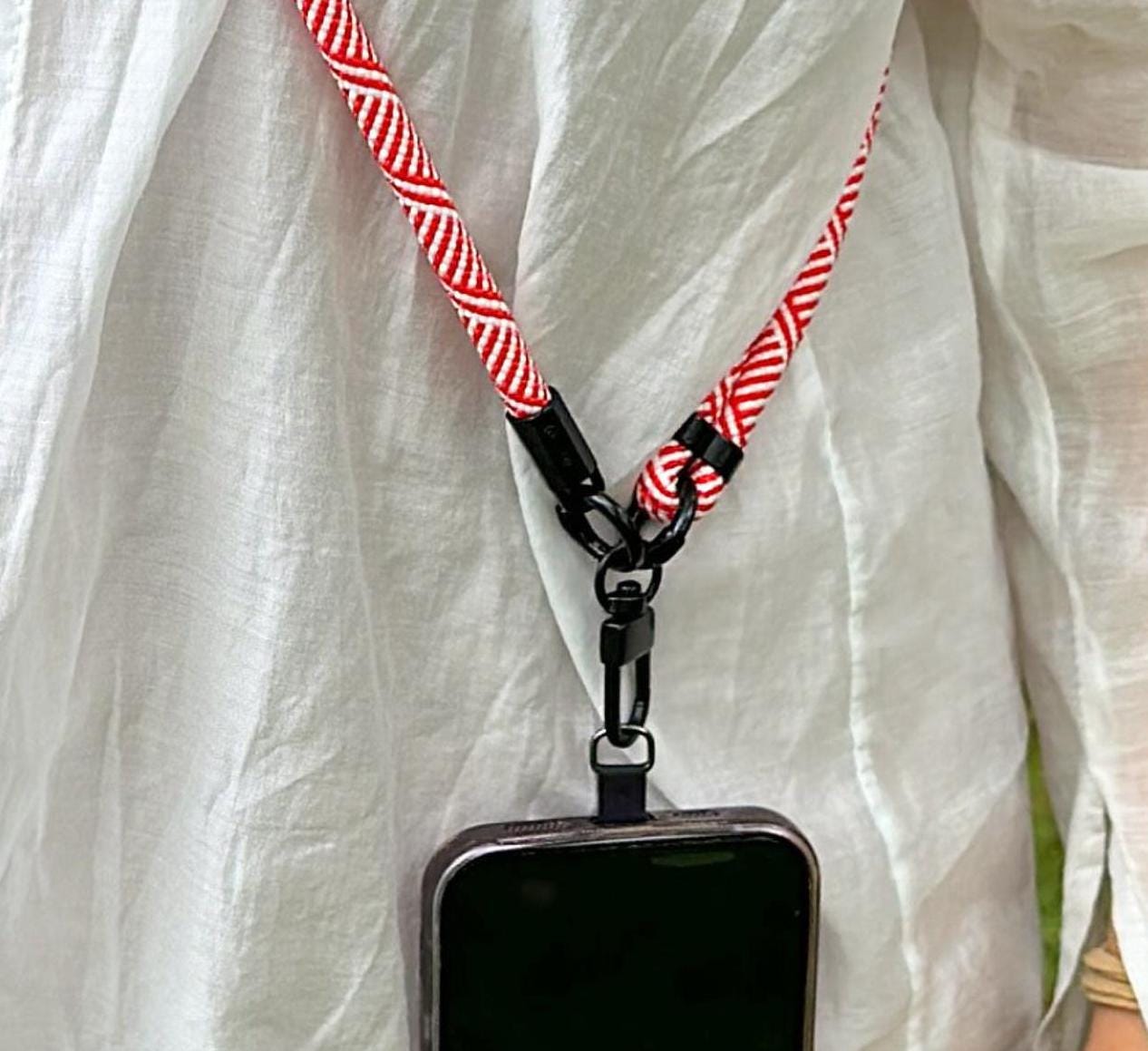 Universal Cross-Body Phone Lanyard Color Series: Adjustable, Secure, and Stylish Phone Strap. Bag Strap with Patch.Phone Tether.Festive gift