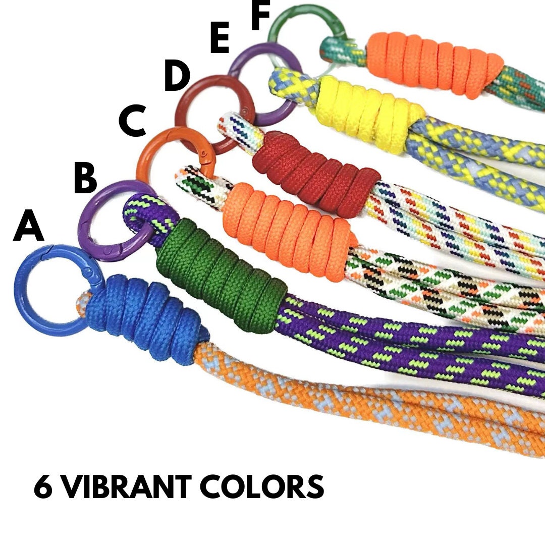 High-quality festival gift for everyone:Handmade Nylon Phone Wrist Strap-Durable,Stylish, Multi-Purpose,Universal Fit,6 Colors,Travel gift