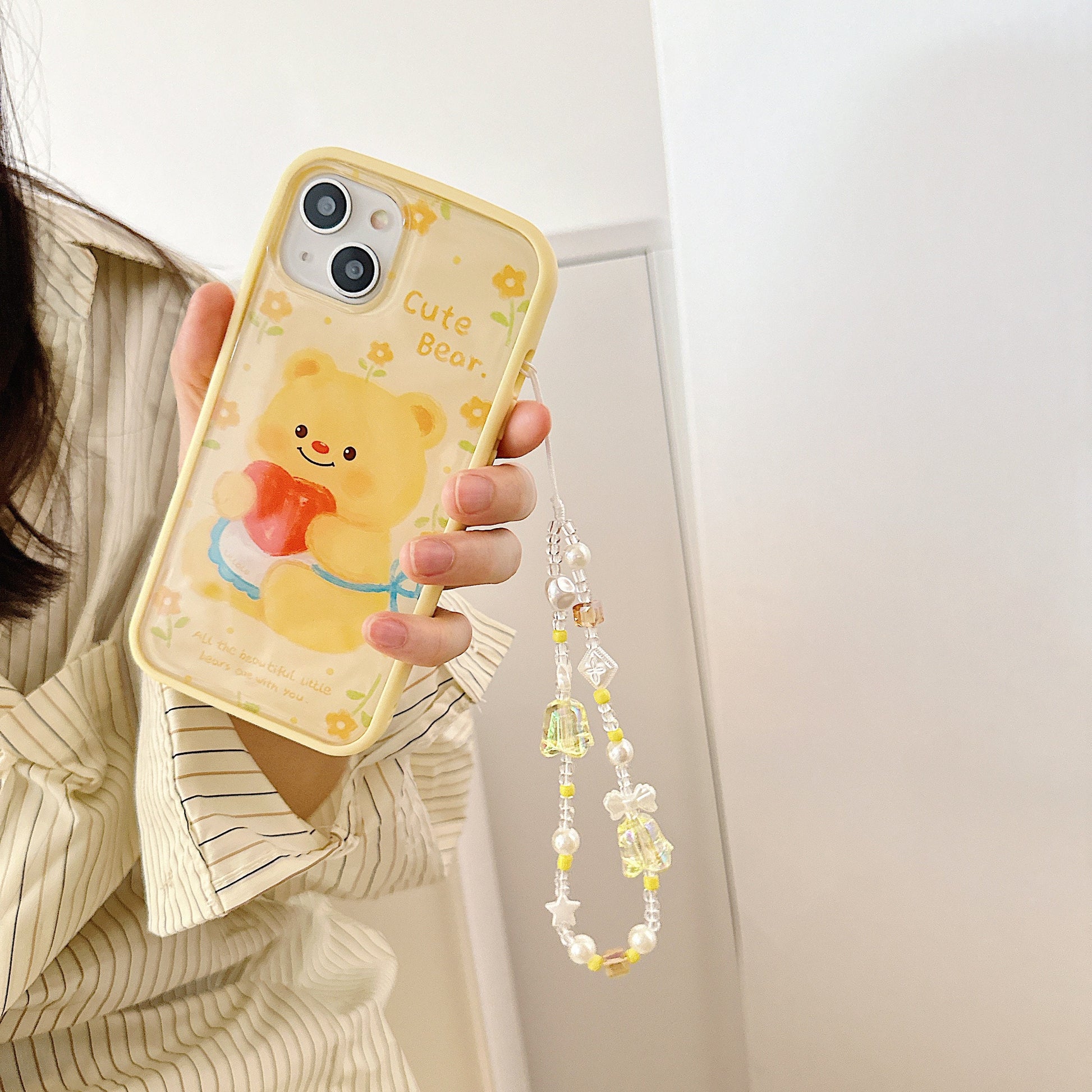 Cute Beaded Phone Charm Yellow series.Star Bead Phone Keychain.Phone String.Phone wristlet.Y2K charm.Camera Charm.Bag Charm.gift for her.