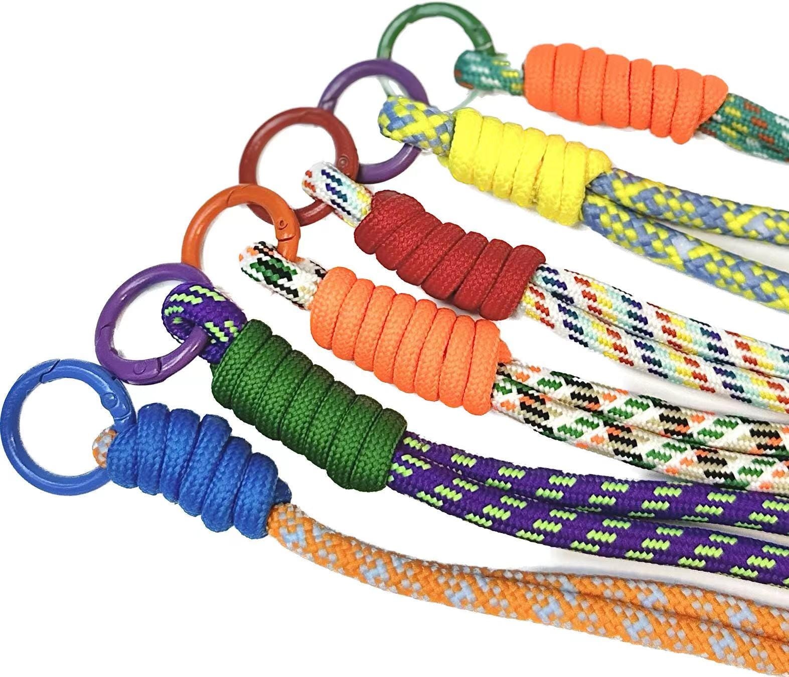 Colorful Handmade Nylon Phone Wrist Strap | Purple - Durable, Stylish, Multi-Purpose Travel Gift | Christmas Gift | Bridesmaid Gift