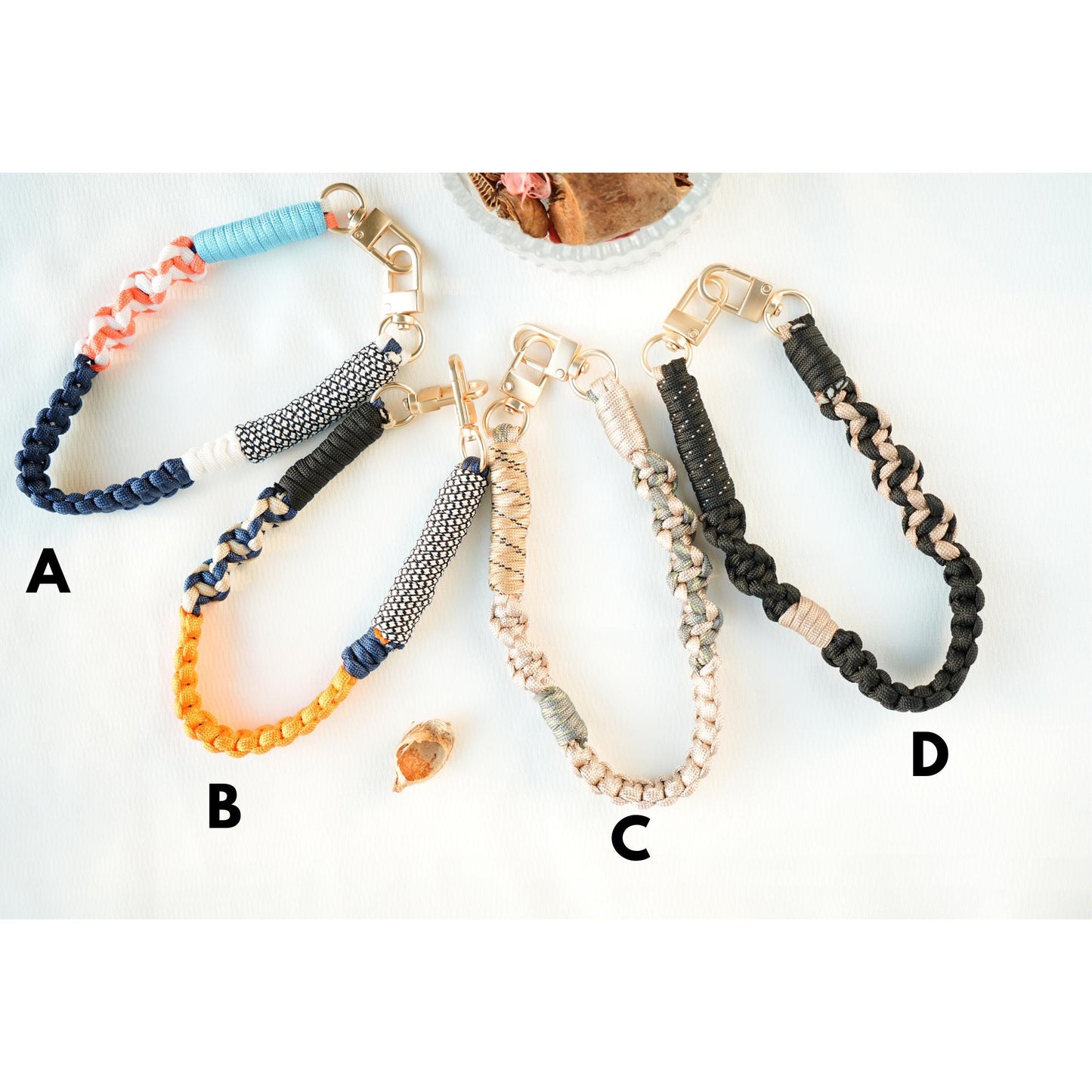 NEW Handmade braided phone Wristlet in 4 colors - Vibrant, Universal fit rope phone strap.bag charm.thoughtful festive gifts.