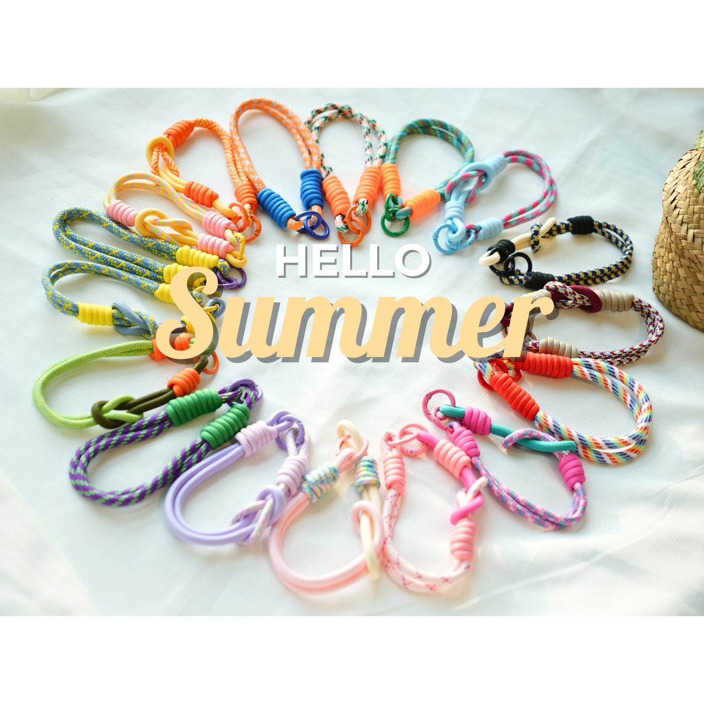 Handmade Rope Phone Wristlet in 20 colors-Vibrant, Universal fit phone strap.bag charm.thoughtful festive gifts.