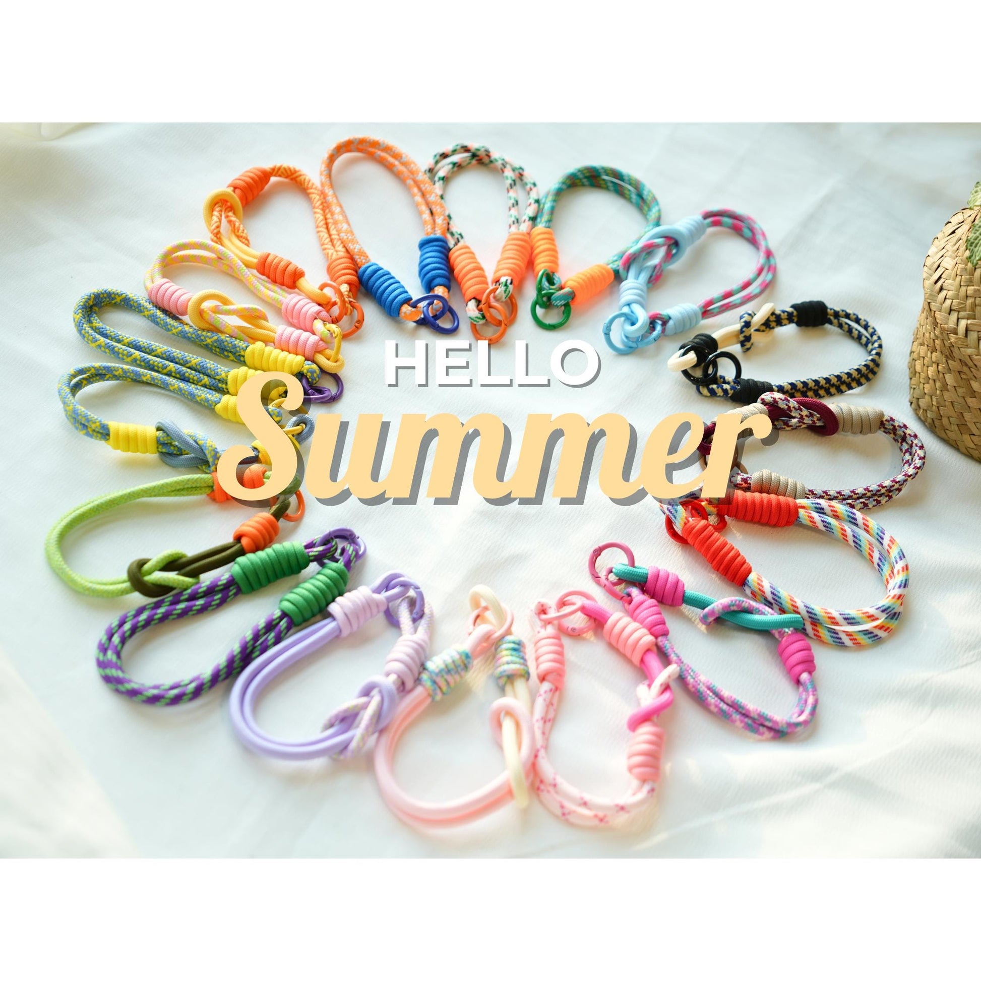 Handmade Rope Phone Wristlet in 20 colors-Vibrant, Universal fit phone strap.bag charm.thoughtful festive gifts.