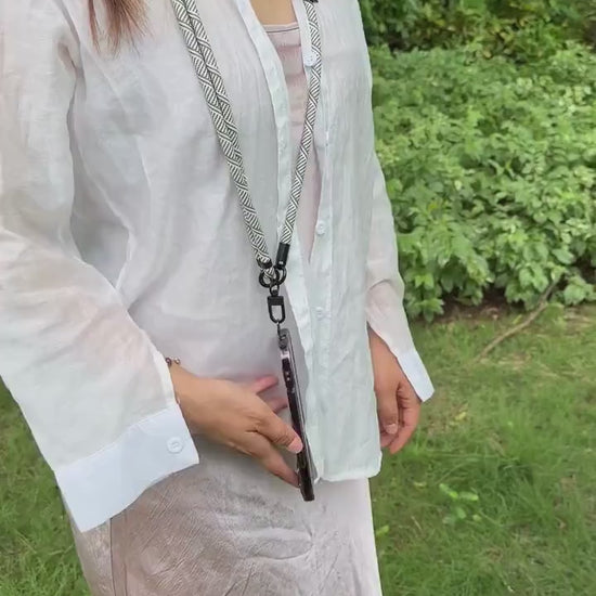 Universal Cross-Body Phone Lanyard Color Series: Adjustable, Secure, and Stylish Phone Strap. Bag Strap with Patch.Phone Tether.Festive gift